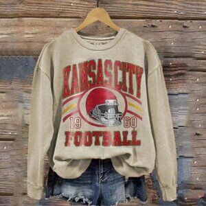 Kansas City Chiefs 1960 Vintage NFL Football Crewneck Sweatshirt